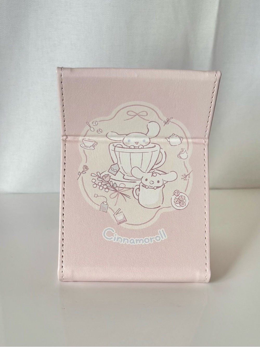 Cinnamoroll Compact Foldable Travel Mirror w Stand NWT Sanrio Japan Exclusive